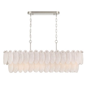 Serena - 9 Light Pendant-11.25 Inch Tall and 43.38 Inch Wide - 1399417