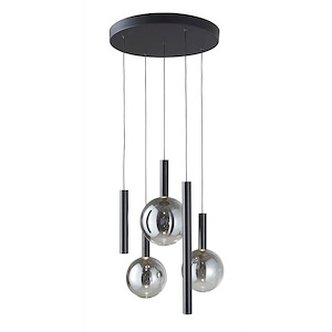 Modella - 25W 5 LED Pendant-21.25 Inch Tall and 21.25 Inch Wide - 1399425