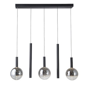 Modella - 25W 5 LED Pendant-21.25 Inch Tall and 39.25 Inch Wide - 1399426