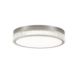 Chevron - 60W 1 LED Flush Mount-3.94 Inch Tall and 19.69 Inch Wide - 1399435