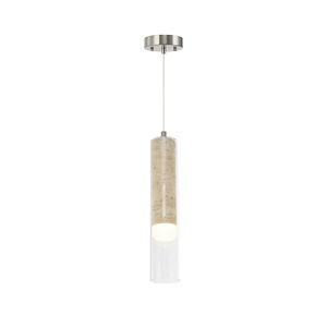 Zara - 4W 1 LED Pendant-14.8 Inch Tall and 2.76 Inch Wide - 1399443