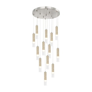 Zara - 559W 13 LED Chandelier-14.8 Inch Tall and 20.47 Inch Wide - 1399445