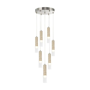 Zara - 168W 7 LED Chandelier-14.8 Inch Tall and 12.6 Inch Wide - 1399447