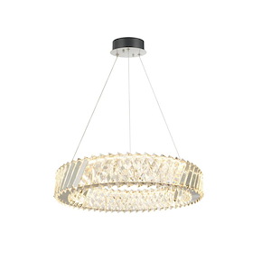Alya - 28W 1 LED Chandelier-3.95 Inch Tall and 16.69 Inch Wide - 1399448