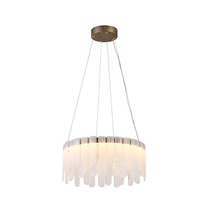 Roselle - 38W 1 LED Pendant-8.3 Inch Tall and 18.5 Inch Wide - 1399460