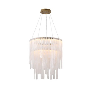 Roselle - 63W 1 LED Chandelier-32 Inch Tall and 28 Inch Wide - 1399462