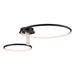 Halo - 28W LED Semi-Flush Mount In Contemporary Style-4.5 Inches Tall and 19.75 Inches Wide - 1287512
