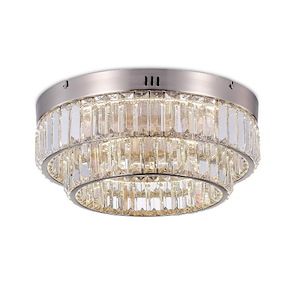 Stella - 24W LED 2-Tier Flush Mount-7.48 Inches Tall and 15.74 Inches Wide - 1335572