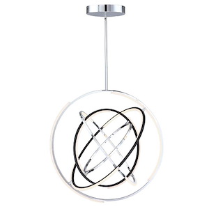 Trilogy - 96W LED Pendant In Modern Style-32 Inches Tall and 32 Inches Wide - 1310780