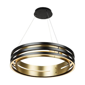 Toledo - 42W 1 LED Chandelier-5 Inches Tall and 17.5 Inches Wide - 1337422