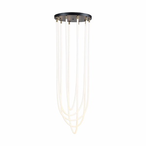 Cascata - 510W 5 LED Chandelier-72 Inches Tall and 21.5 Inches Wide - 1337427