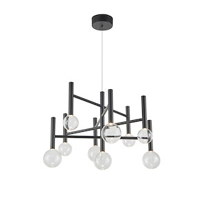 Terra - 36W 9 LED Chandelier-17 Inch Tall and 25.5 Inch Wide - 1399471