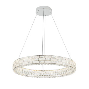Elegance - 60W 1 LED Chandelier-3.54 Inch Tall and 29.92 Inch Wide - 1367181