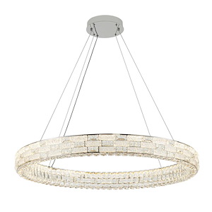 Elegance - 80W 1 LED Chandelier-3.54 Inch Tall and 39.37 Inch Wide - 1367182