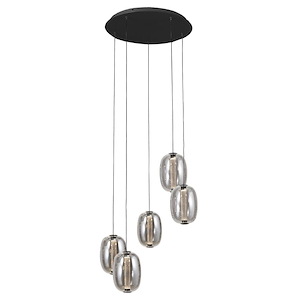 Vega - 25W 5 LED Chandelier-120 Inch Tall and 17.71 Inch Wide - 1367190