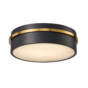 Dax - 24W 1 LED Flush Mount-3.5 Inch Tall and 12 Inch Wide - 1367192
