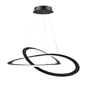 Wave - 26.8 Inch 45W 2 LED Chandelier - 1215245