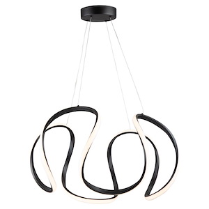 Mira - 40W LED Pendant In Modern Style-14.17 Inches Tall and 24.8 Inches Wide - 1107631