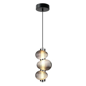 Ariel - 12W 1 LED Pendant-13.5 Inch Tall and 6.3 Inch Wide - 1367197