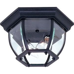 Classico-2 Light Outdoor Flush Mount in Traditional Outdoor Style-10.75 Inches Wide by 6 Inches High - 185240
