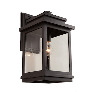 Freemont-1 Light Outdoor Wall Mount in Transitional Outdoor Style-8.5 Inches Wide by 14 Inches High - 458808