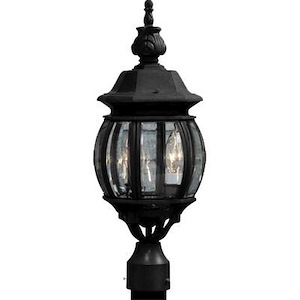 Classico-3 Light Outdoor Post Mount in Traditional Outdoor Style-8 Inches Wide by 20 Inches High - 185409