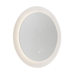 Reflections - 18W LED Round Bathroom Mirror-23.6 Inches Tall and 1.2 Inches Wide - 1337463