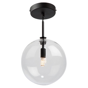 Pinpoint - 1 Light Semi-Flush Mount In Urban Style-11.02 Inches Tall and 7.9 Inches Wide - 1107655