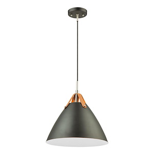 Tote - 1 Light Pendant In Urban Retro Style-14 Inches Tall and 14 Inches Wide - 1107659