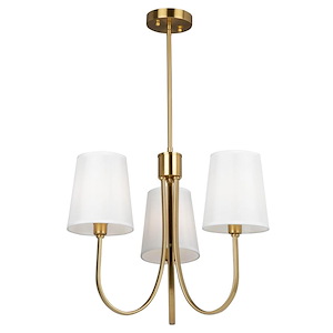 Rhythm - 3 Light Chandelier In Traditional Style-17.7 Inches Tall and 23.6 Inches Wide - 1107664