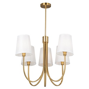 Rhythm - 5 Light Chandelier In Traditional Style-19.7 Inches Tall and 27.6 Inches Wide - 1107666