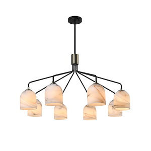 Crema - 8 Light Chandelier-18.9 Inch Tall and 34.25 Inch Wide - 1367220