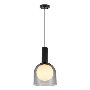 Juna - 60W 1 LED Pendant-13.8 Inch Tall and 7.9 Inch Wide - 1399492