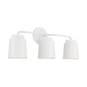 Pratt - 3 Light Bath Vanity In Modern Style-9.5 Inches Tall and 24.5 Inches Wide - 1326541