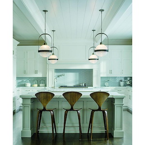 Oaktree Row - 1 Light Mini Pendant In Industrial Style-27.2 Inches Tall and 13.4 Inches Wide - 1403888