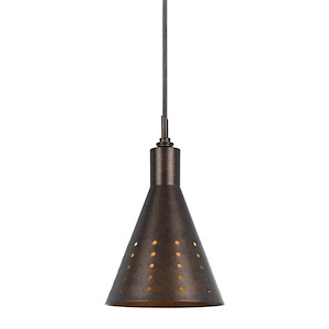 Vurais Drive 1 Light Mini Cone Pendant - 1410781