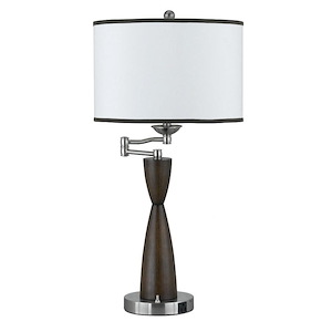 Joiprt Circle 1 Light Night Stand Lamp With 1 Power Outlet 30 x 15 Inches - 1411216