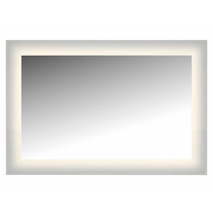 Japaet Court 47W LED Rectangular Wall Mirror 24 Inch Tall and 36 Inch Wide - 1411283