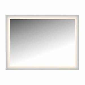 Japaet Court 73W LED Rectangular Wall Mirror 36 Inch Tall and 48 Inch Wide - 1411285