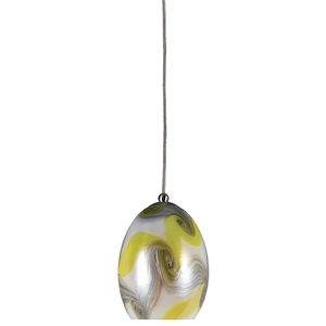 Vurais Drive 1 Light Small Pendant 6 Inch Wide - 1411383