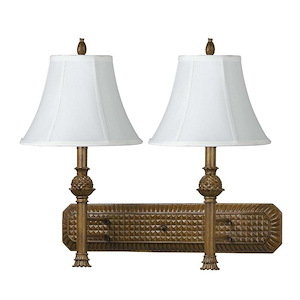 Gustea Place Two Light Fixed Arm Wall Sconce - 1411456