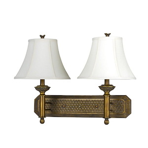 Gustea Place Two Light Fixed Arm Wall Sconce - 1411457