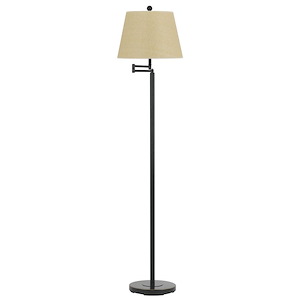 Boka Circle One Light Swing Arm Floor Lamp 10 Inches - 1411464