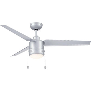 PC/DC - 3 Blade Ceiling Fan-16.91 Inches Tall and 52 Inches Wide - 1379666