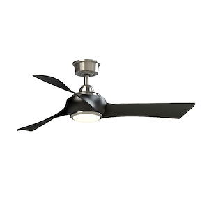 Harrison Ride - 3 Blade Ceiling Fan with Light Kit-12.46 Inches Tall and 44 Inches Wide - 1379677