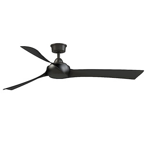 Harrison Ride - 3 Blade Ceiling Fan with Light Kit-16.55 Inches Tall and 64 Inches Wide - 1379689