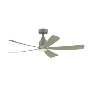 Dean's Gardens - 5 Blade Ceiling Fan with Light Kit-13.78 Inch Tall and 52 Inch Wide - 1379828