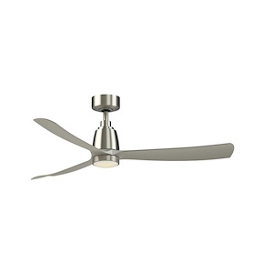 Dean's Gardens - 3 Blade Ceiling Fan with Knurled Light Kit-14.48 Inch Tall and 52 Inch Wide - 1379723