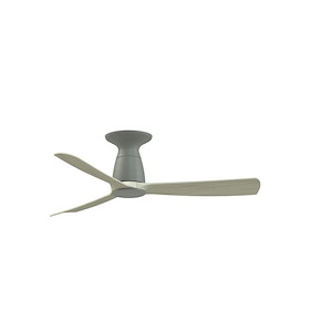 Dean's Gardens - 3 Blade Flush Ceiling Fan-10.32 Inch Tall and 44 Inch Wide - 1379834