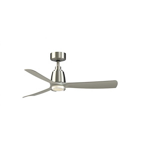 Dean's Gardens - 3 Blade Ceiling Fan with DW Light Kit-13.8 Inch Tall and 44 Inch Wide - 1379672